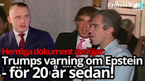 Sanningen om Trump och Epstein du inte får höra i SVT!