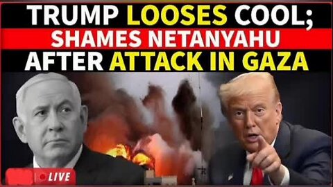 Trump Sends Dire WARNING To Israel After Powerful Attacks In Gaza; Shames Netanyahu On Cam
