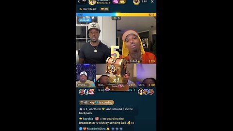 DREBABY SUPABIHH GGHUNCHO 21BADBIHH LIYAH DA DOLL LINED ON BIGO LIVE