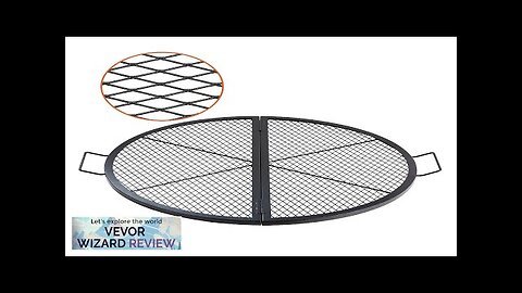 VEVOR X-Marks Fire Pit Grill Grate Foldable Round Cooking Grate Heavy Duty Review