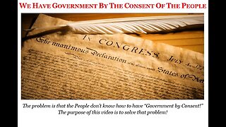 How To Have Government By Consent