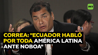 Rafael Correa sobre el rechazo popular a las propuestas de Noboa