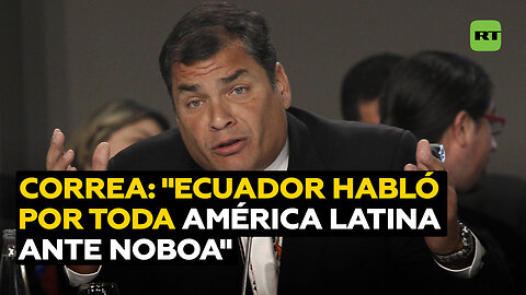 Rafael Correa sobre el rechazo popular a las propuestas de Noboa