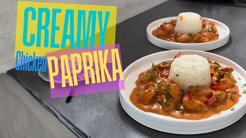 Creamy Chicken & Paprika 🍗🌶️