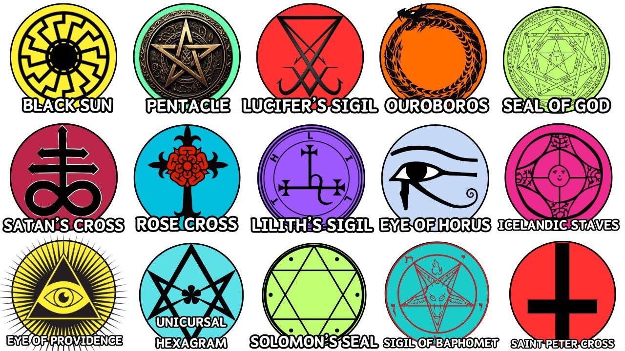 Tutti i simboli occulti spiegati DOCUMENTARIO Il paganesimo moderno,comprende una vasta serie di cults,sette e nuovi movimenti religiosi detti NRM e culti sugli UFO,apocalittici che esistono da decenni