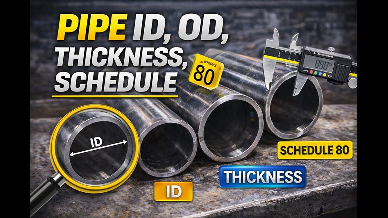 Understanding Pipe ID, OD, Thickness & Schedule