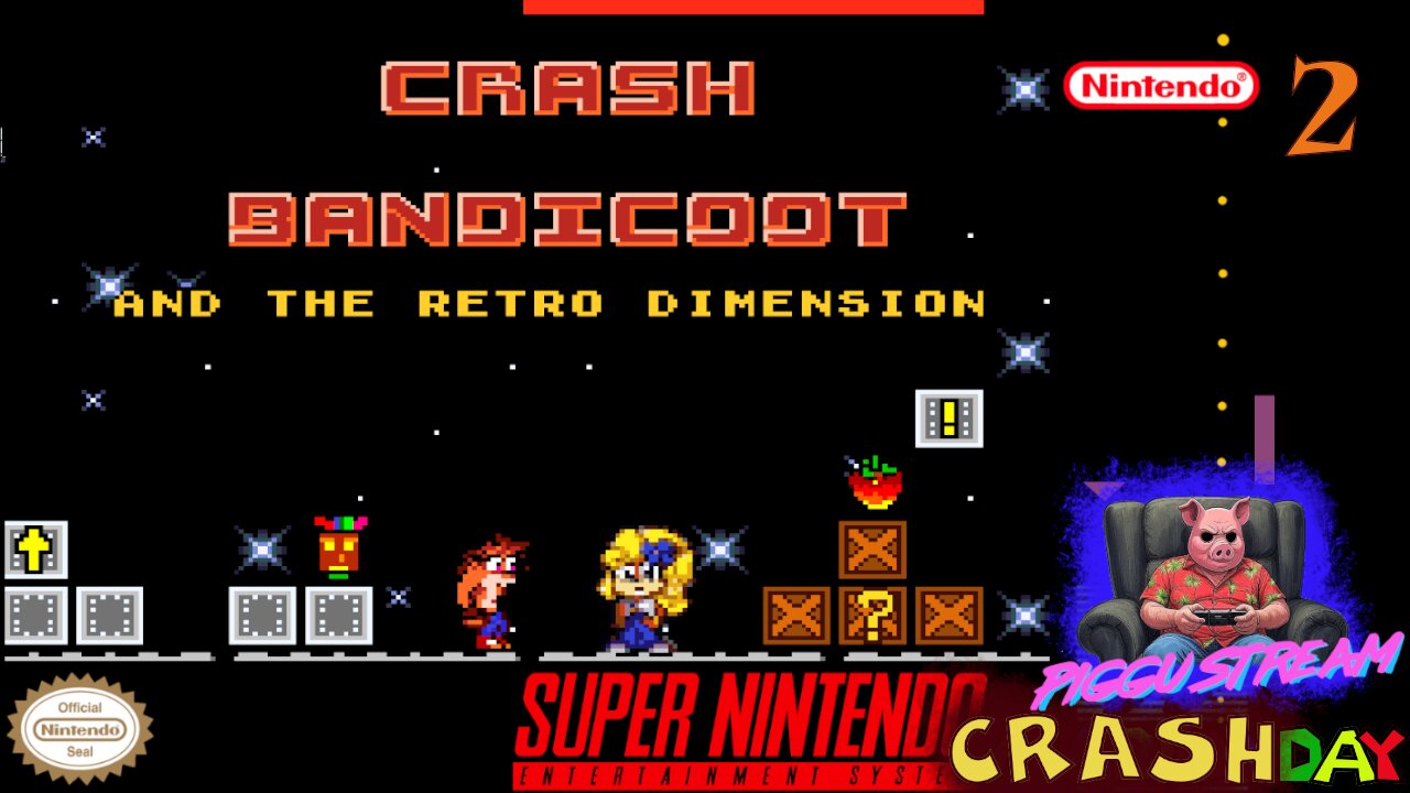 Crash Bandicoot and The Retro Dimension (PART 2) | Piggu Streams