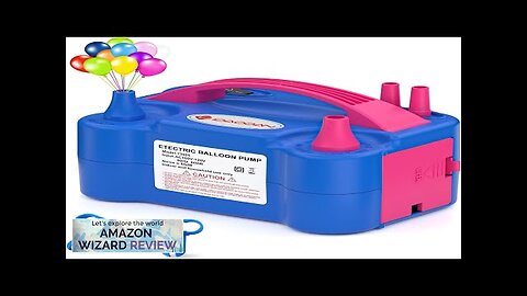 IDAODAN Electric Balloon Pump Portable Electric Balloon Blower Machine Balloon Air Pump Review