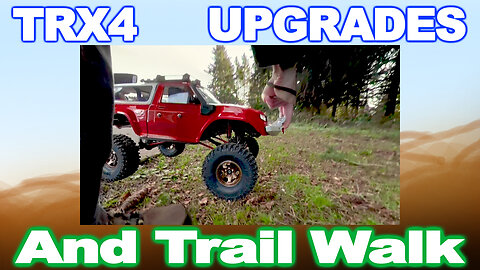 TRX4 Upgrades And Trail Walk - 1.9" Treal Beadlock - Proline Hyrax G8 - Hero 12 Black