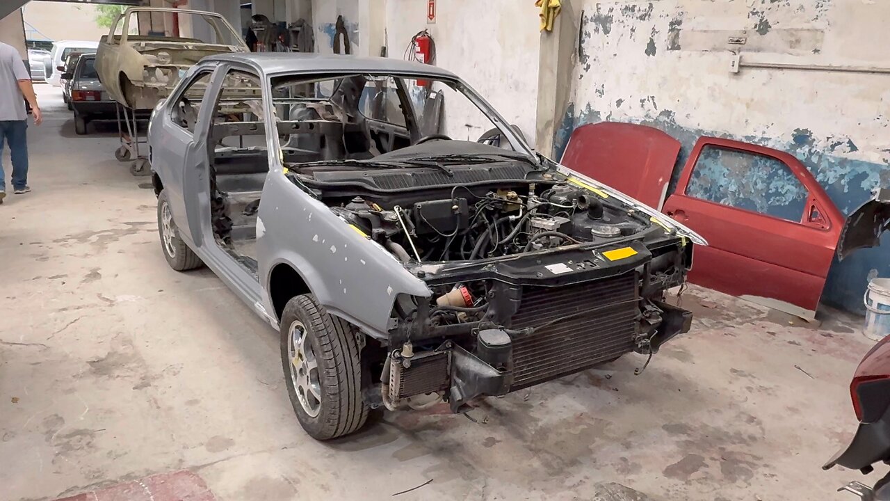 Pintando um Tempra Turbo 1995