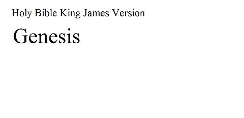 Genesis Chapter 11