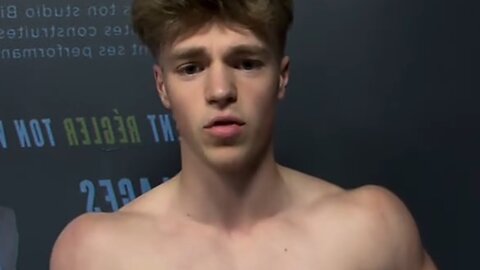 Handsome muscular man showing off his muscles