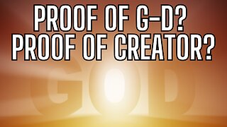 Proof Of G-d? Staring Creator or - Intelligence Design In The Face? You Decide!