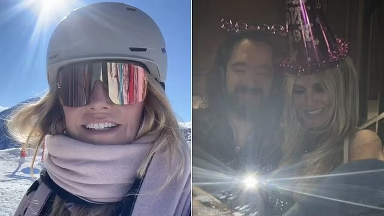 Heidi Klum’s Dazzling NYE Party Look in Aspen