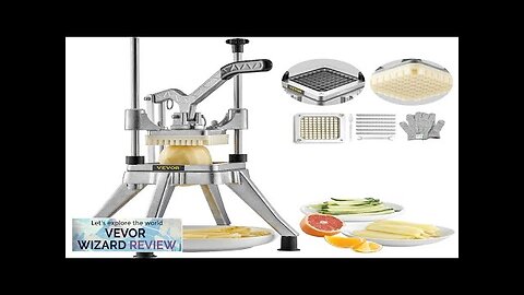 VEVOR Commercial Vegetable Fruit Chopper 3/8″ Blade Heavy Duty Professional Food Dicer Review