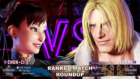 Kuya Kalbo SF6 Ranked Match Roundup. Chun Li 4 star Diamond Rank [Hori Fight Stick]