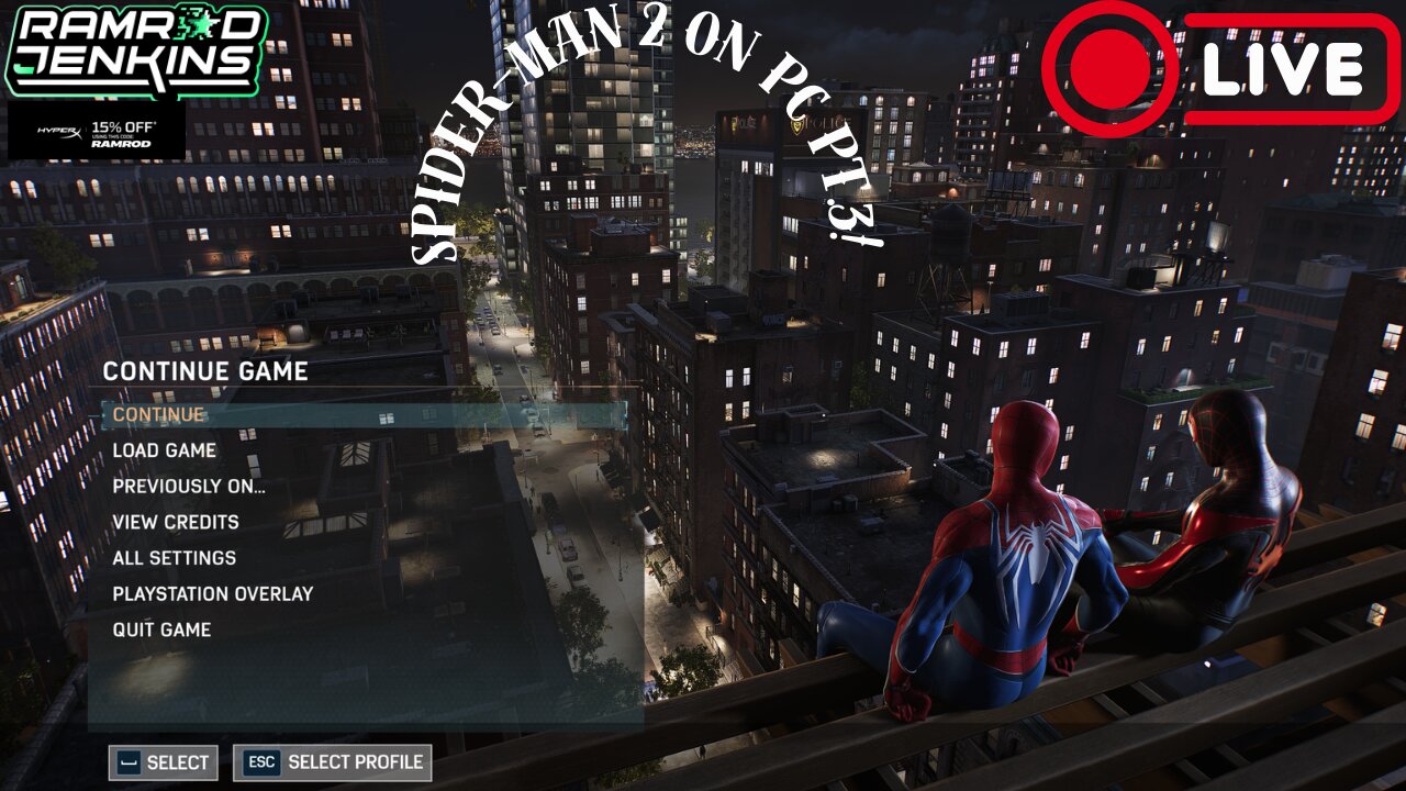 Swinging around, fighting crime, and beating up bad guys! Hop in chat!