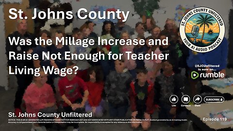 Episode 119 - Was the Millage Increase and Raise Not Enough for Teacher Living Wage?