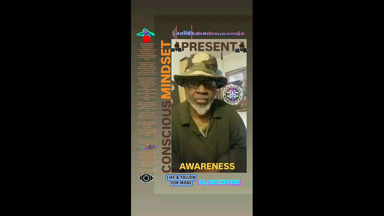 ▪︎PRESENT AWARENESS/CONSCIOUS MINDSET▪︎