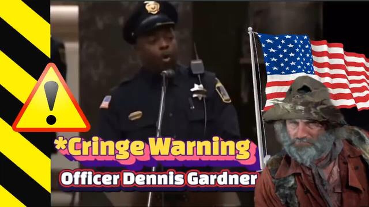 IDIOCRACY ACHIEVED! - DEI Hire 'COP' sings the National Anthem.. YOU GOTTA SEE THIS!! Dennis Gardner