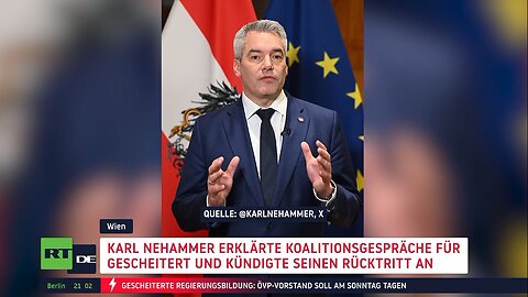 Polit-Knall in Österreich: Nehammer tritt zurück