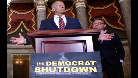 Johnson, Thune PACs Target Dems, 'Woke Mob' on Shutdown 