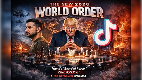 The New 2026 World Order: Trump’s "Board of Peace," Zelensky’s Pivot & The TikTok Deal Explained