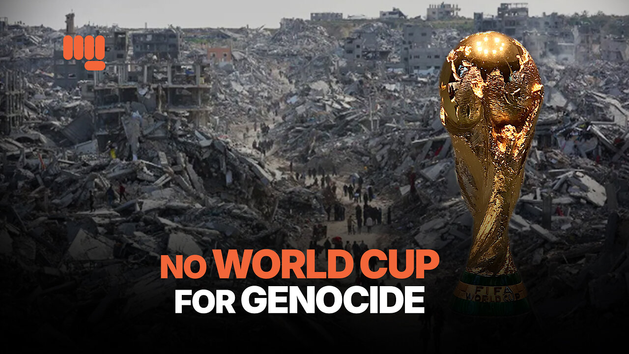 NO WORLD CUP FOR GENOCIDE