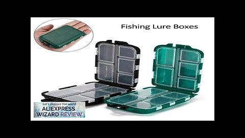 10 Compartments Fishing Lure Boxes Bait Storage Case Tackle Trays Hooks Organizer Review