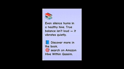 Even Silence Hums in a Healthy Hive 🐝✨ | Hive Within Qassim