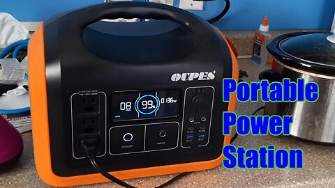 Battery Put to Test with Crock Pot | OUPES Portable Power Station, 992Wh