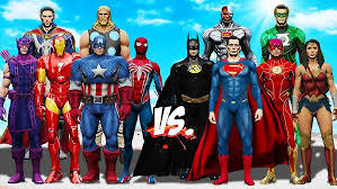 “GTA 5 Superhero Mod – Avengers vs DC Battle: Hilarious Gameplay!”