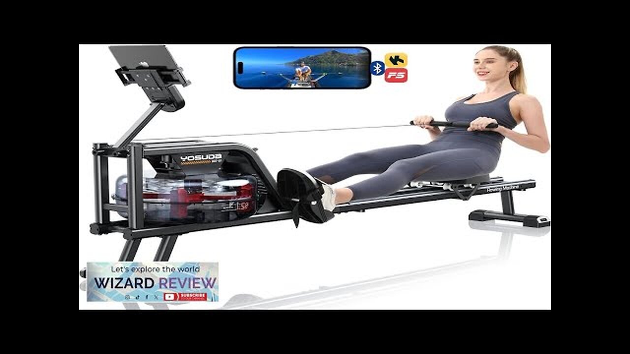 YOSUDA Magnetic/Water Rowing Machine 350 LB Weight Capacity Foldable Rower Review