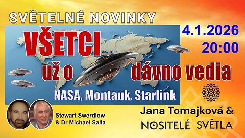 SVETELNÉ NOVINKY💫: VŠETCI už o mimozemšťanoch dávno vedia / NASA, Montauk, Starlink