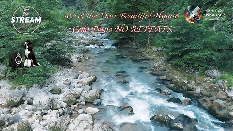 100 of the Most Beautiful Hymns 💕 Cello Piano 💕 NO REPEATS.
