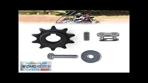 QYMOTO 40/41/420 Chain Sprocket 10 Tooth 5/8'' Bore 3/16'' Keyway for Coleman Review