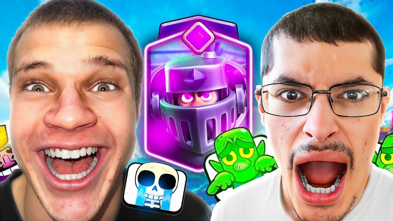 Trolling Streamers Using NO SKILL DECKS in Clash Royale