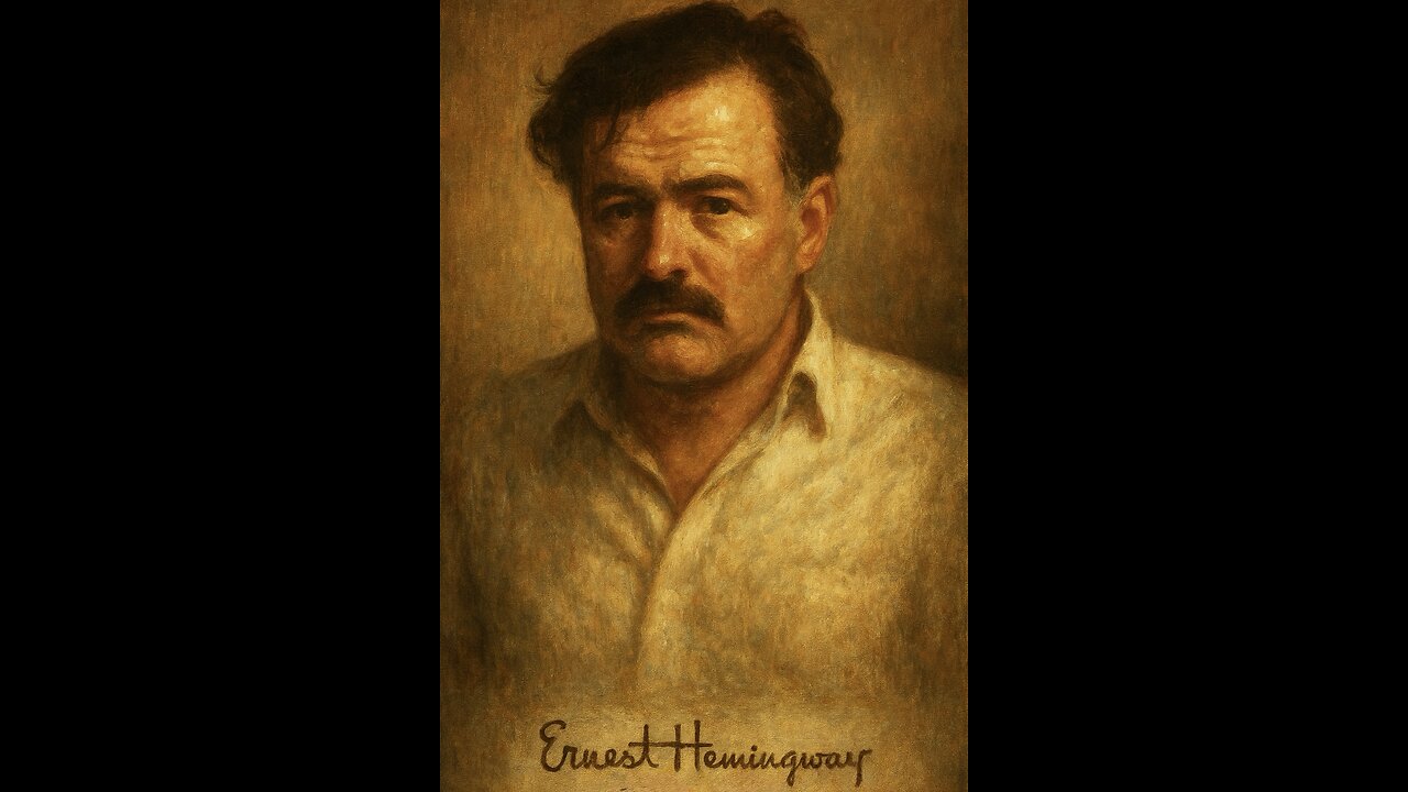 Ernest Hemingway and True at First Light