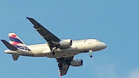 Airbus A319 PR-MYL coming from Brasília to Fortaleza