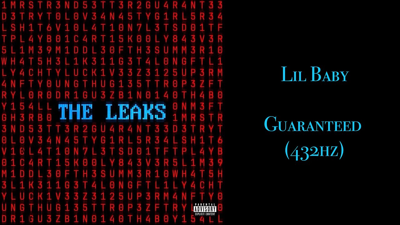 Lil Baby - Guaranteed (432hz)