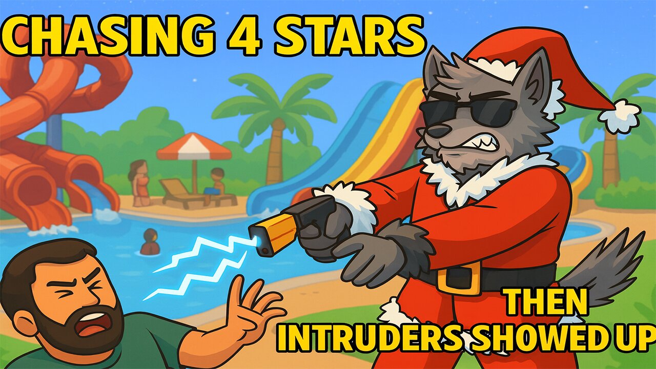 I Tried to Hit 4 Stars Then the Intruders Showed Up! - Waterpark Simulator Ep. 3