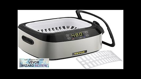 VEVOR Ultrasonic Machine 1.2L Ultrasound Cleaner Machine 40KHz Diamond Cleaner 4 Buttons Review