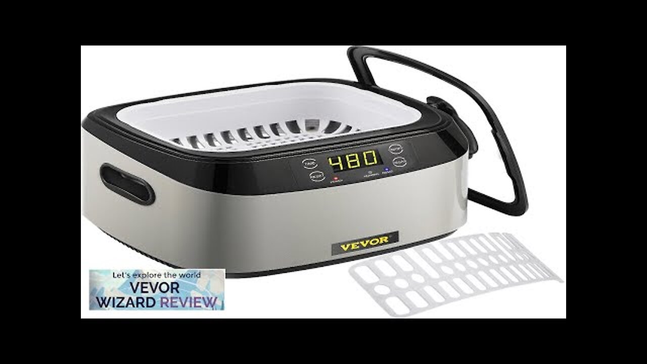 VEVOR Ultrasonic Machine 1.2L Ultrasound Cleaner Machine 40KHz Diamond Cleaner 4 Buttons Review