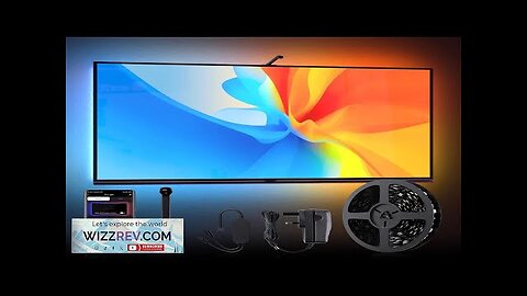 Immersion TV Backlights with Camera Smart Ambient TV Strip Light RGB Synchronization Review