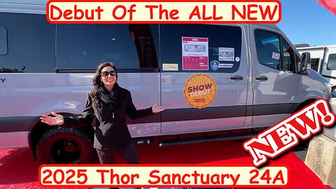 Video Debut Of The ALL NEW 2025 Thor Sanctuary 24A B-Class RV - Mercedes Chassis