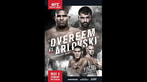 UFC Fight Night 87: Overeem vs Arlovski (main card) - May 08 2016 - Rotterdam Ahoy, Netherlands