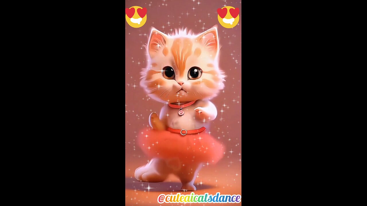 Very cute cat dance 🥰🥳🥰 #trending #AI #cat #dance #shorts #viralvideo