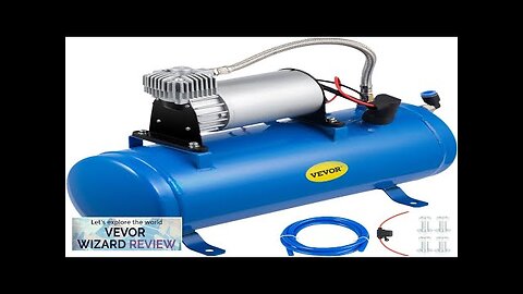 VEVOR 12V Train Horn Air Compressor with Tank 150PSI Air Car Compressor Review