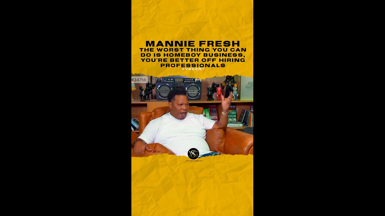 @manniefresh The worst thing you can do is homeboy business, you’re better off hiring professionals