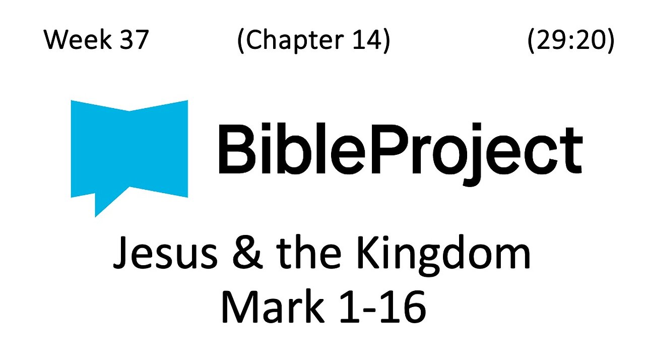 2025-09-24 Bible a Year - Week 37 - Mark